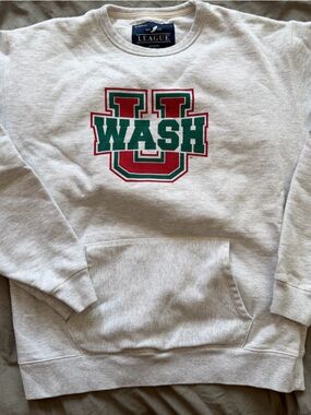 League Light Gray Crewneck UWash Sweatshirt